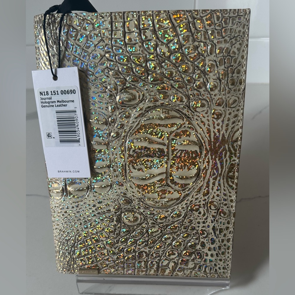 Brahmin hologram journal Melbourne genuine leather